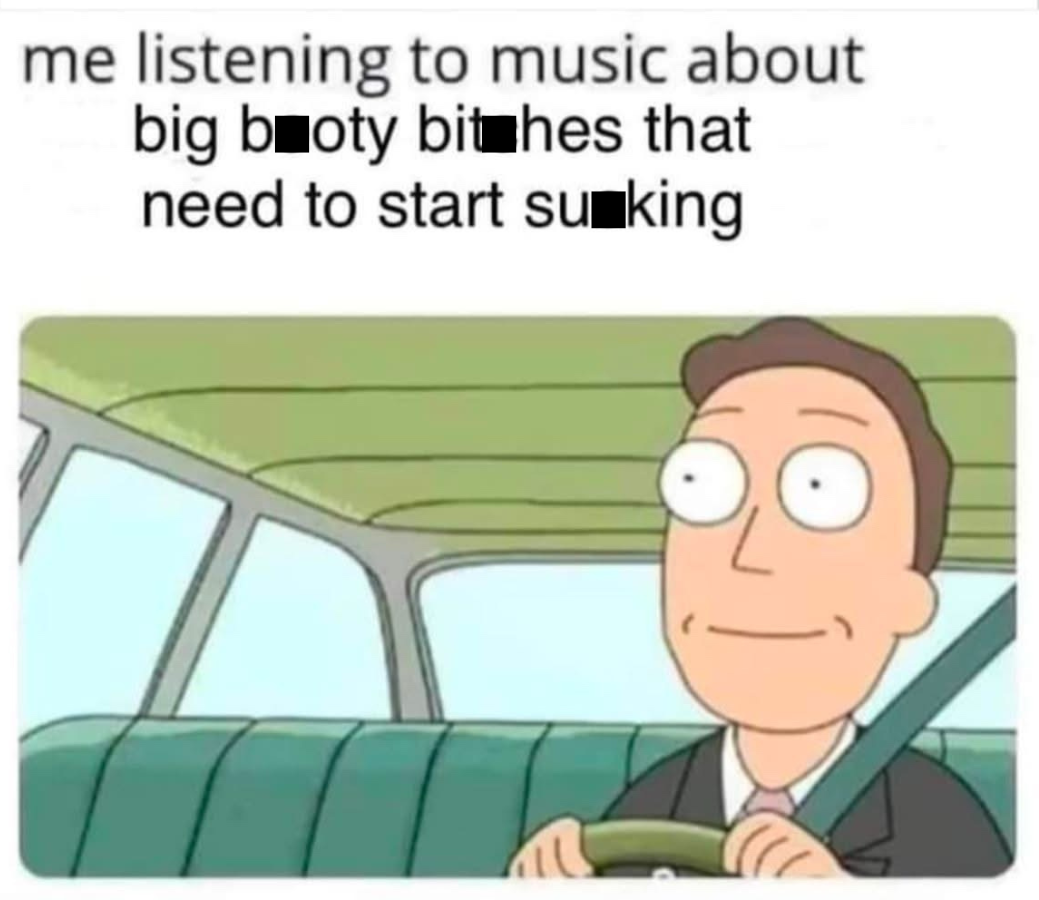 me listening to music