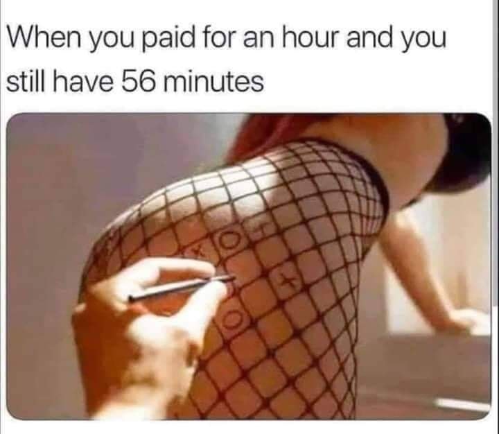 paid for an hour