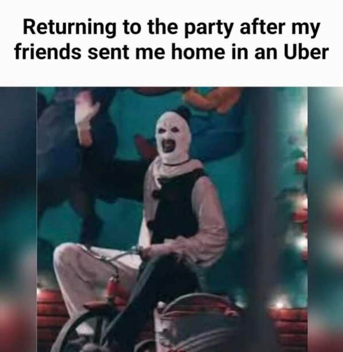returning to the party