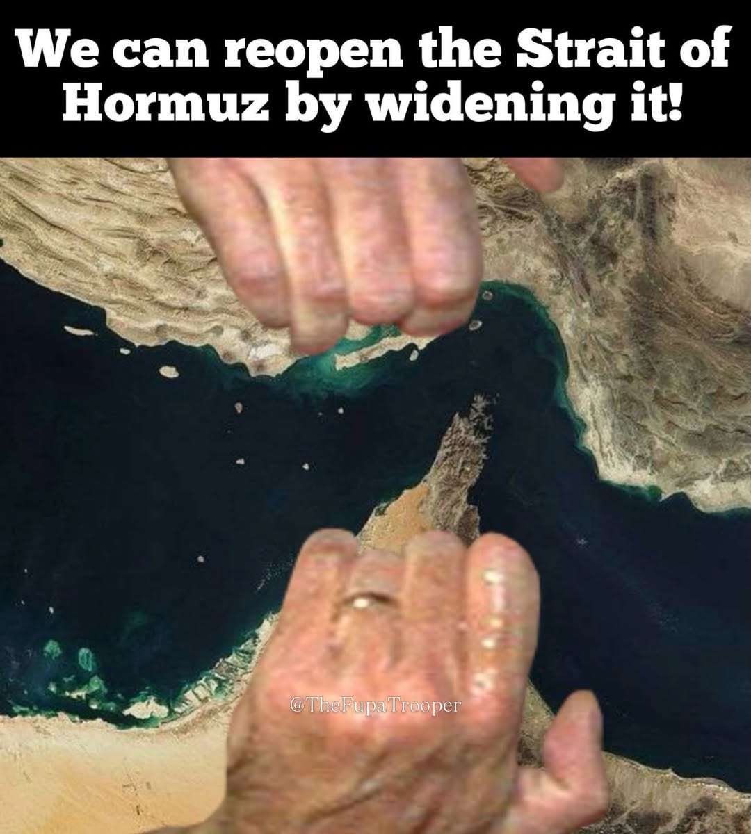 35 Funny Dark Humor Memes for Those with a Wicked Sense of Humor 34 we can open the strait of