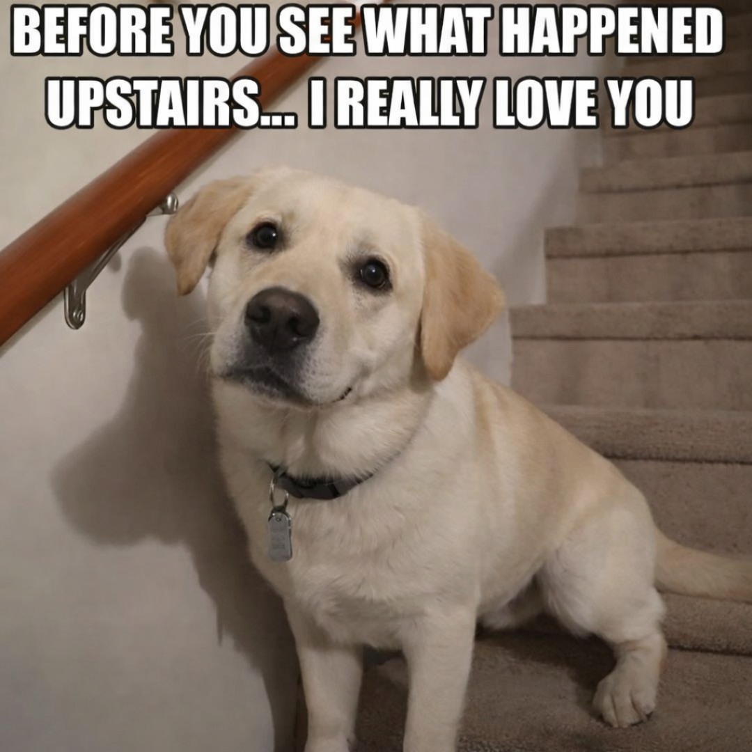 20 Funny Pet Memes That Start Cute and End in Absolute Chaos 3 Before you see what happend