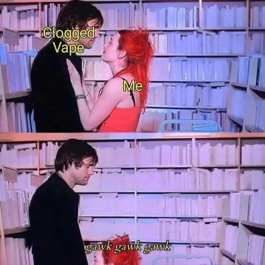 Clogged vape