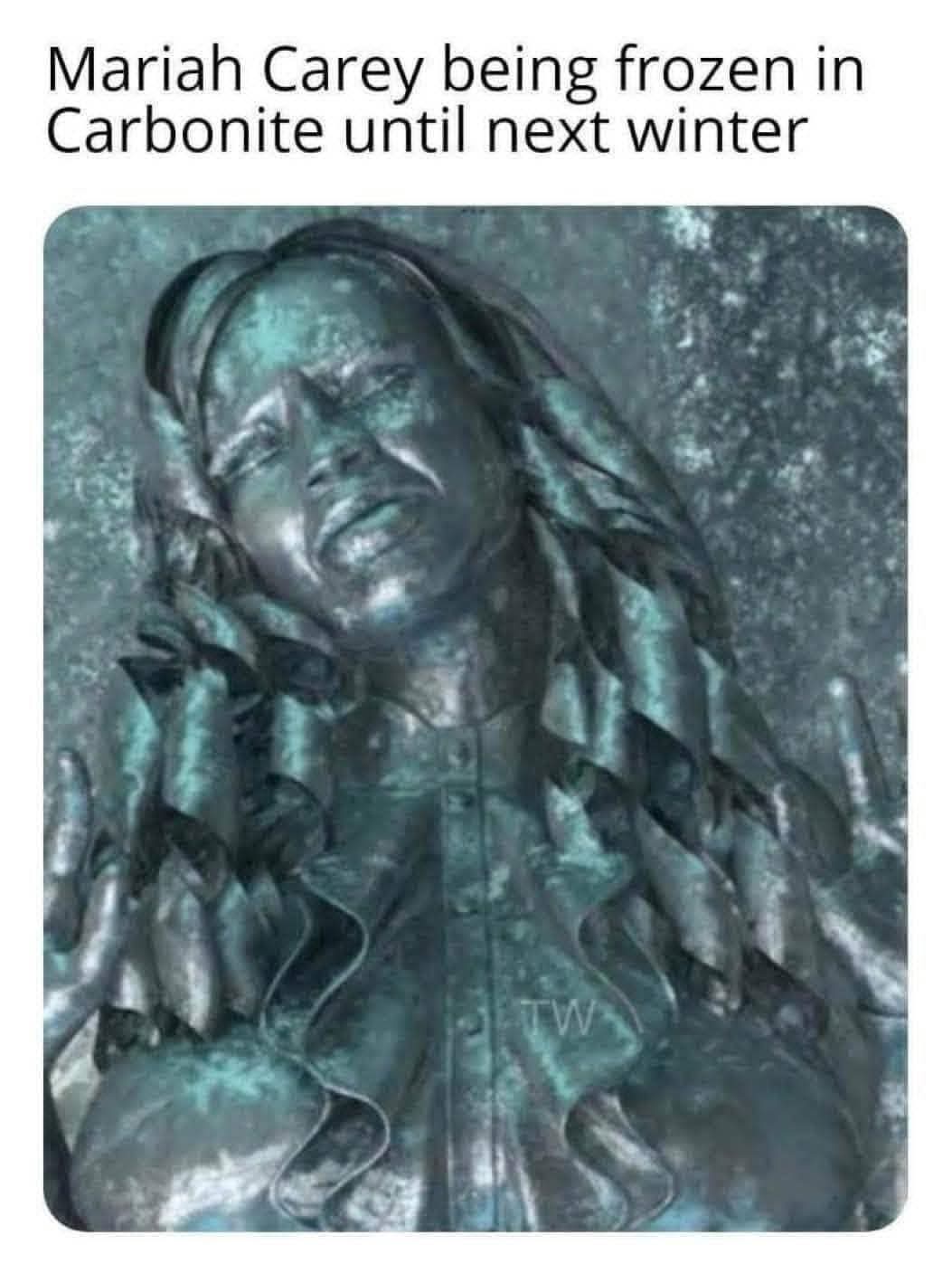 Frozen in carbonite