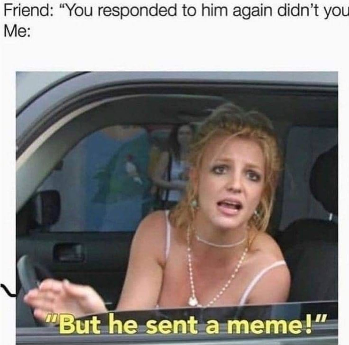 He sent a meme
