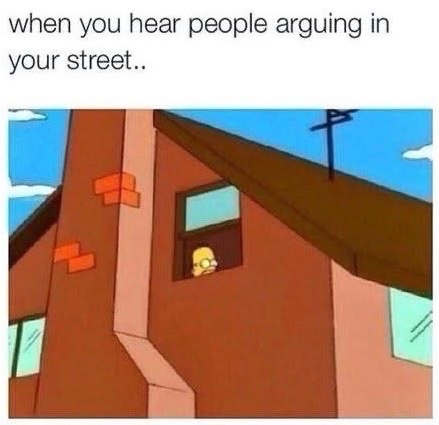 Hear people arguing