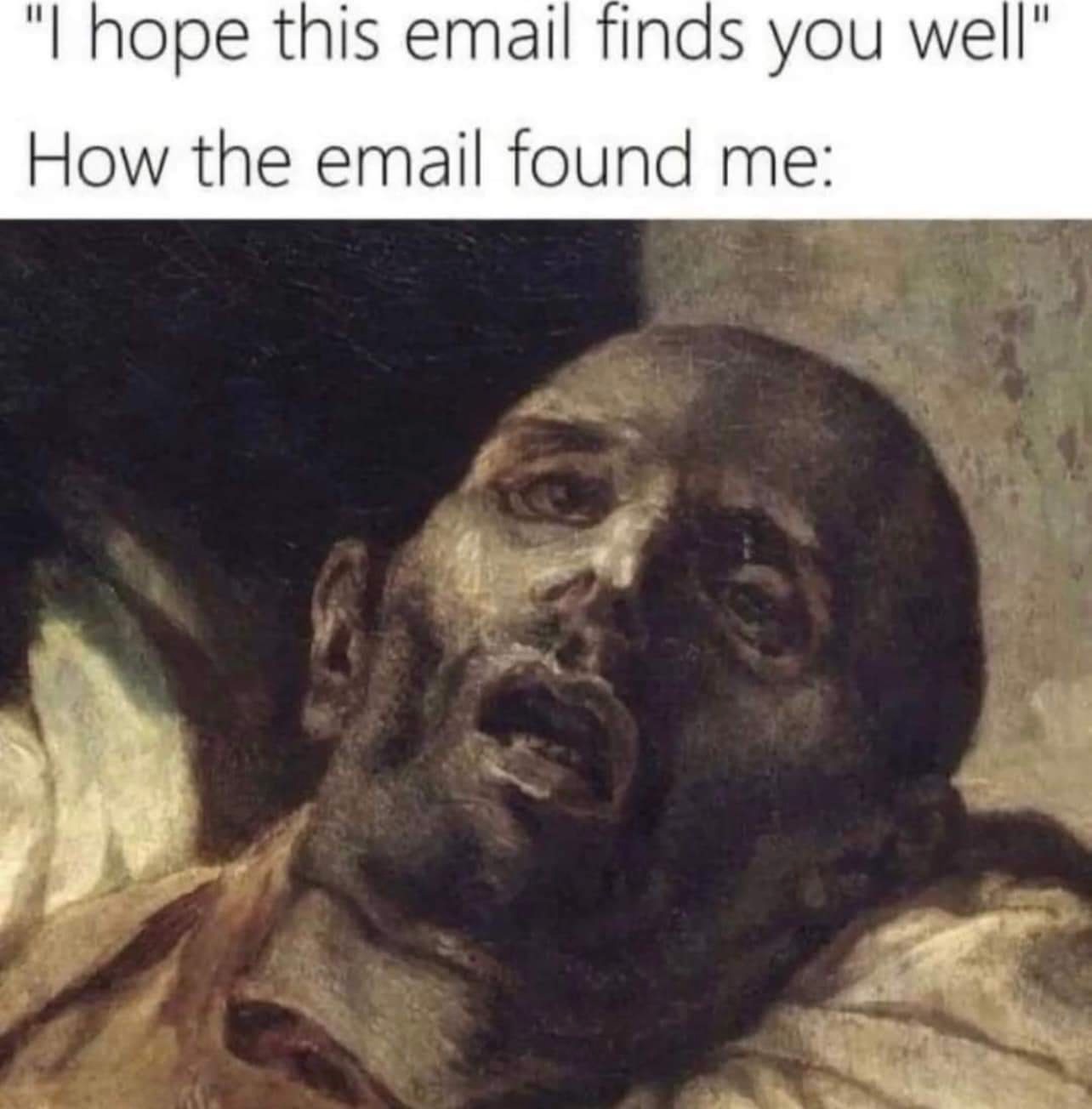 How the email found me