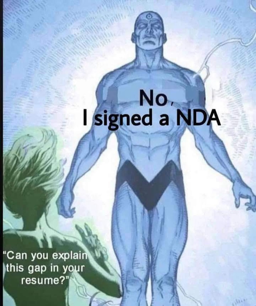 I signed a nda