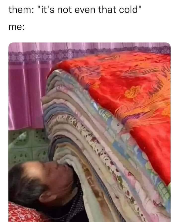 Its not even that cold