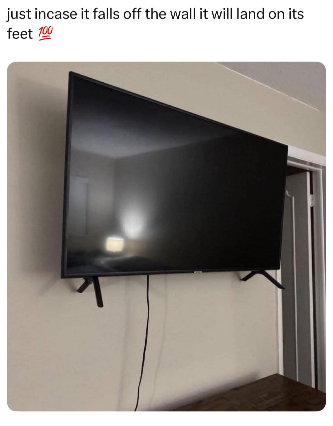 Just in case it falls off