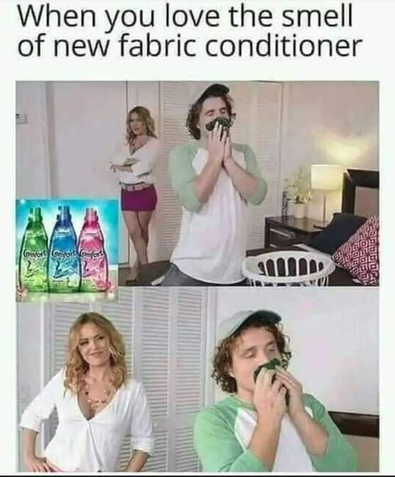 Love the smell of fabric