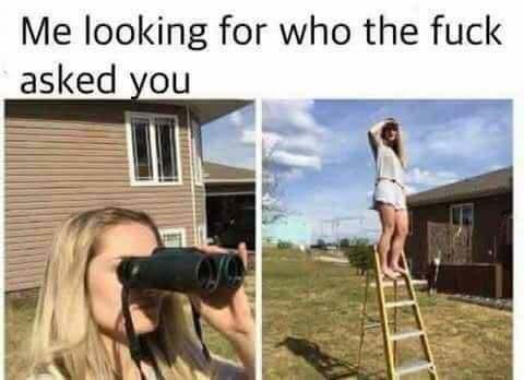 Me looking for