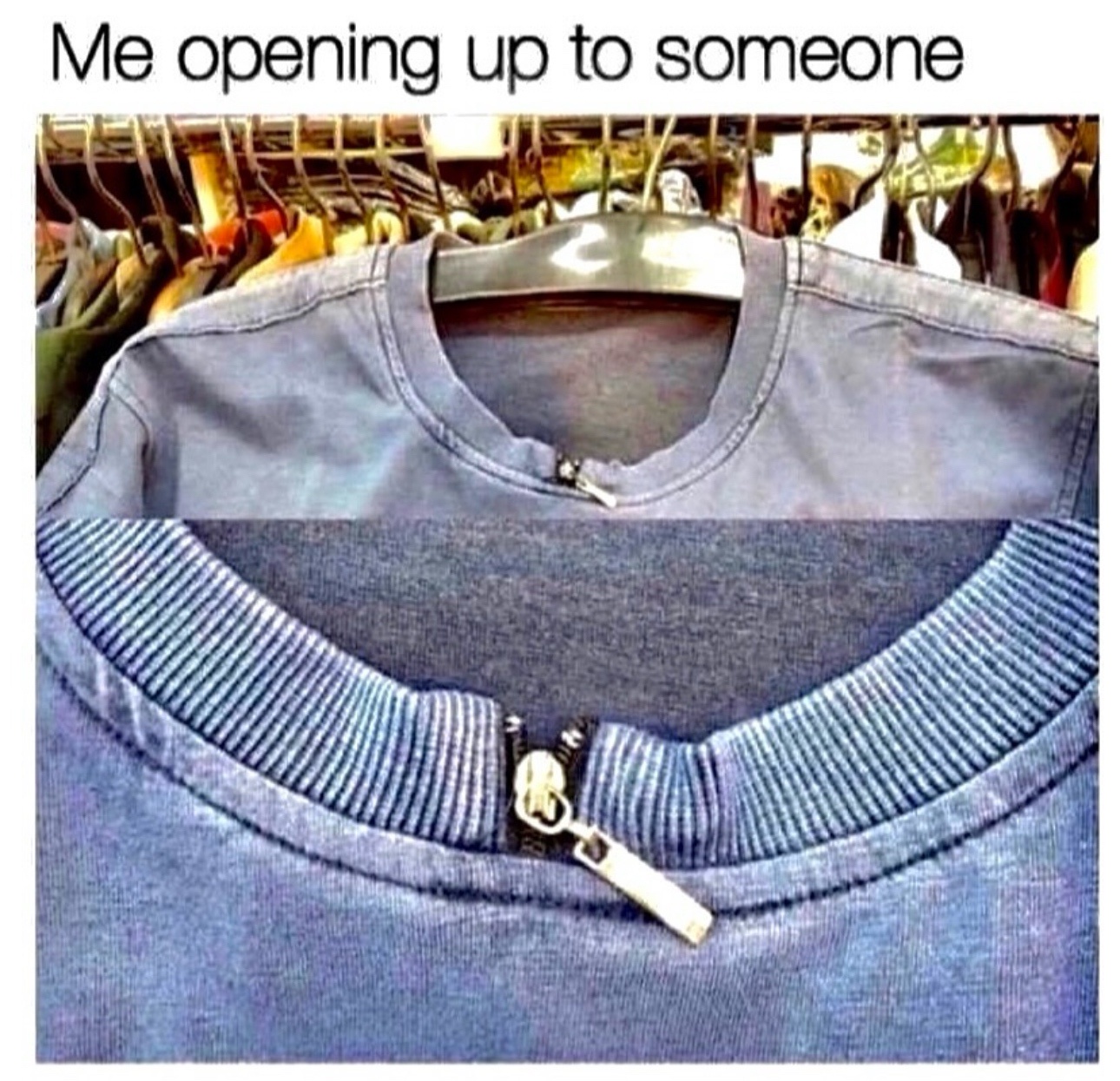 Me opening to someone