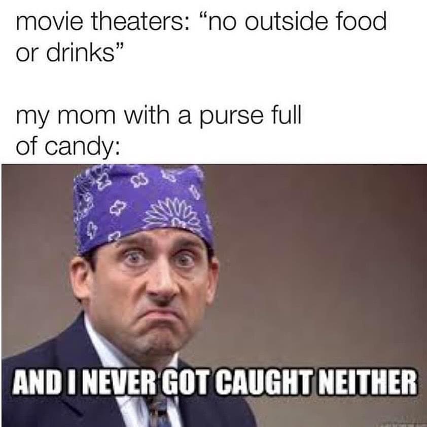 No outside food or drinks