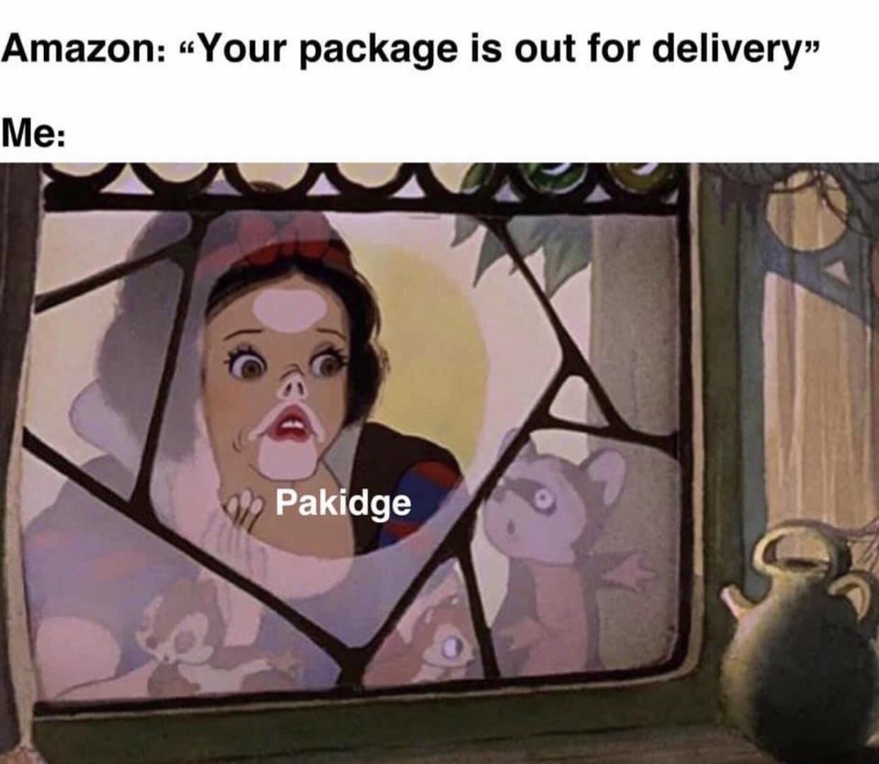 Package is out for delivery