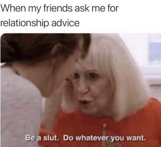 Relationship advice