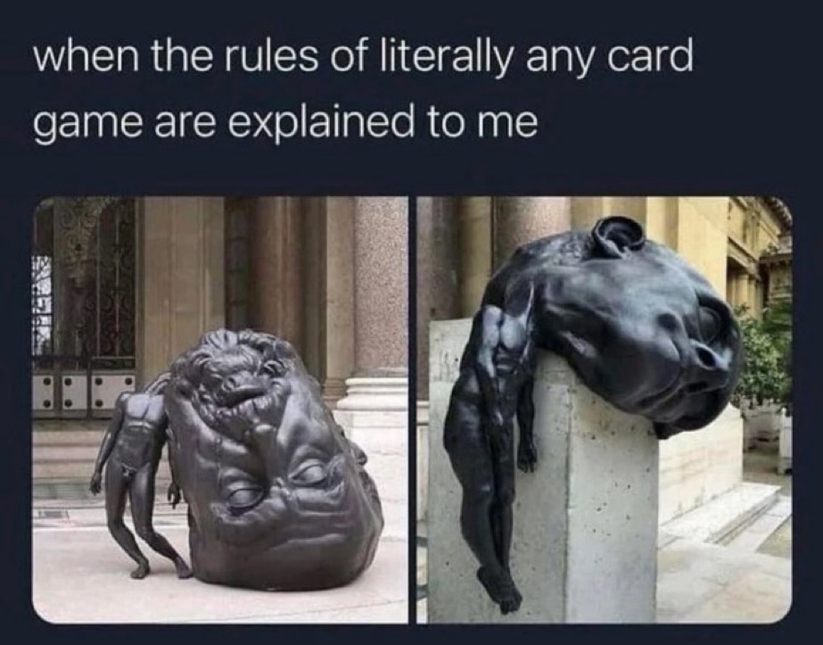 Rules of any card games