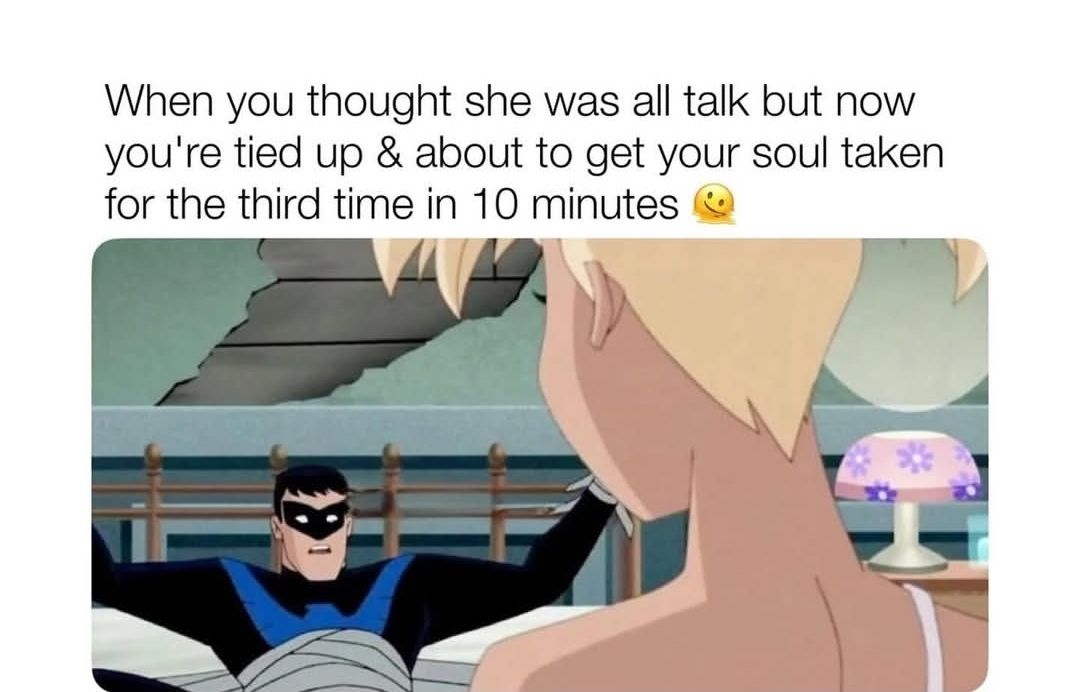 She was all about talkk