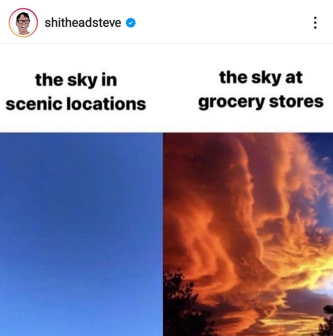 Sky in sceinic location