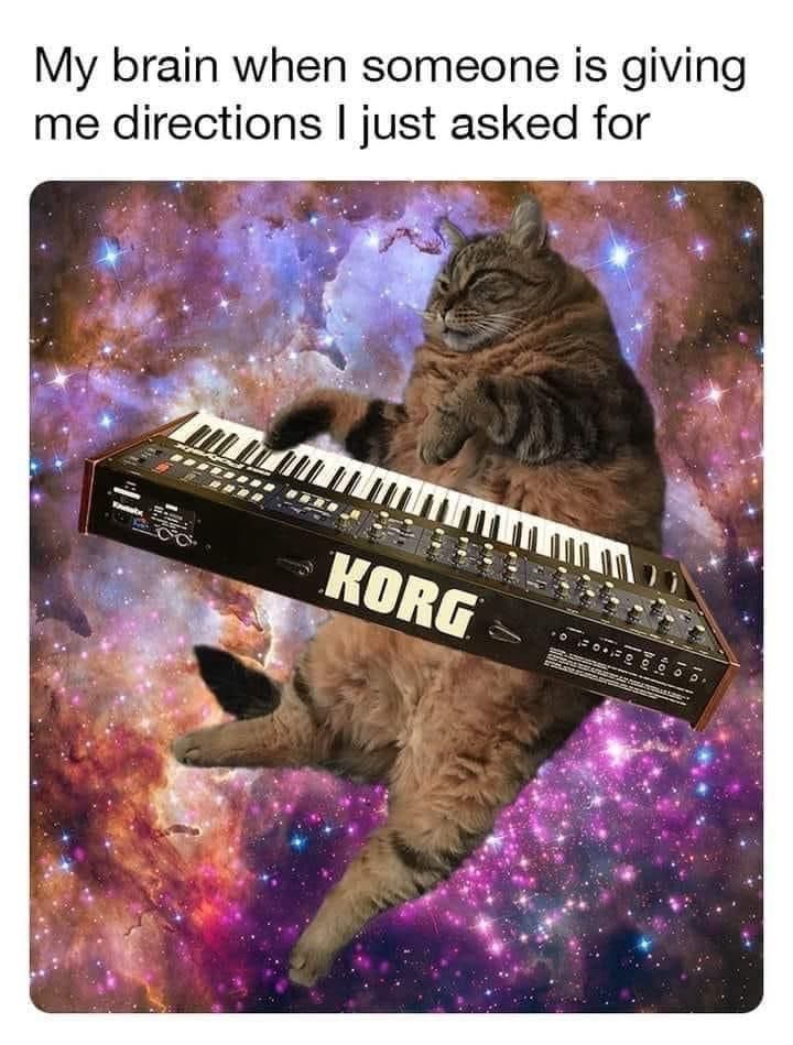 Someone is giving me direction