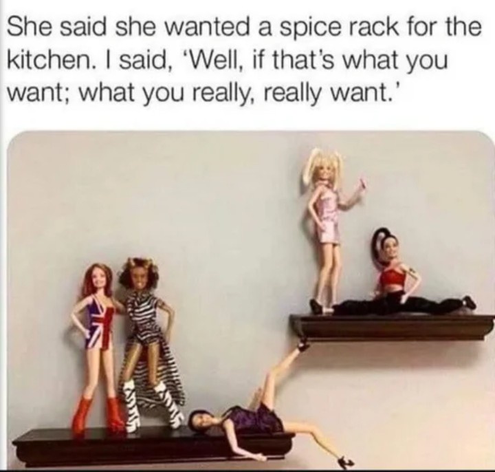 Spice rack for kitchen