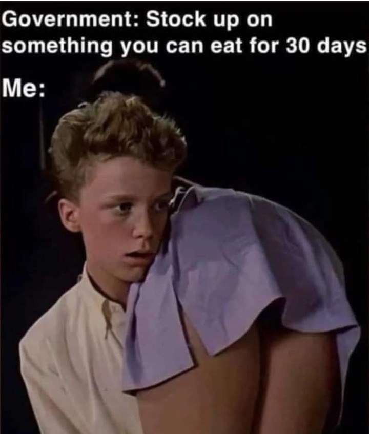 Stock up on something