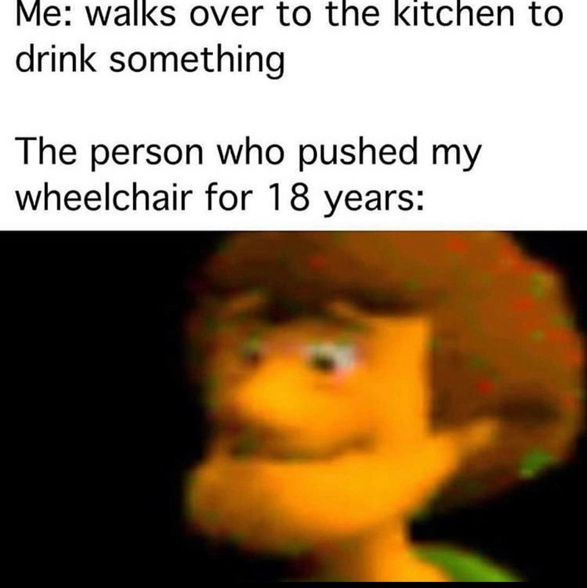 20 Memes That Look Like a Thought Fell Down the Stairs 17 Walks over to kitchen