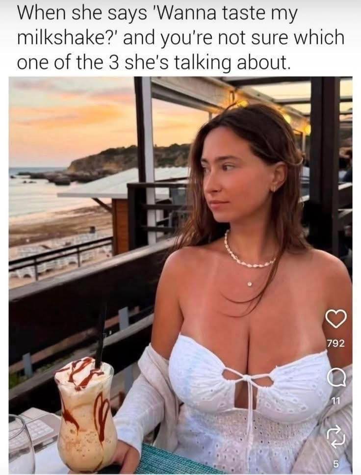 Wanna taste milkshake