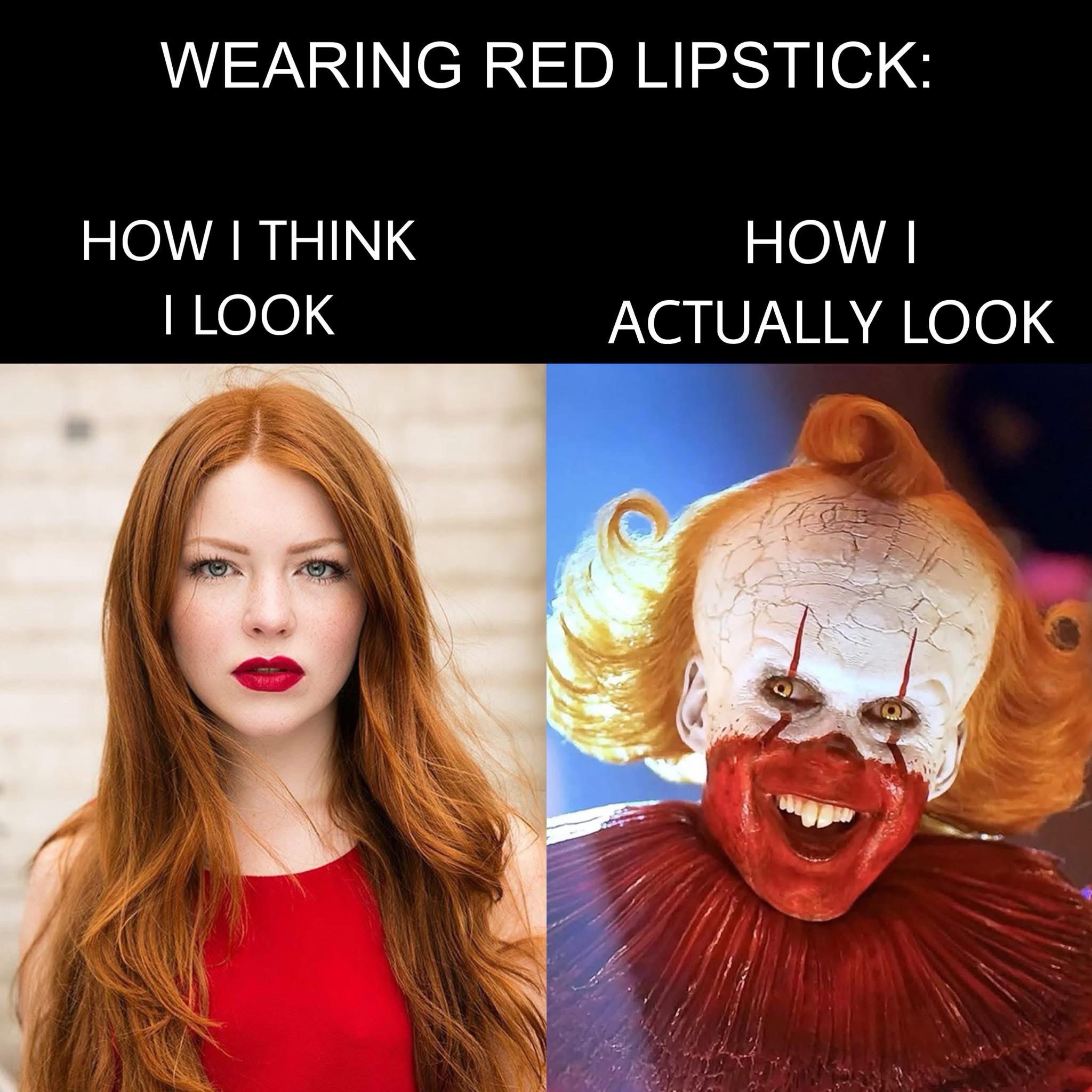20 Memes That Exist for No Reason and That’s the Reason 17 Wearing red lipstick