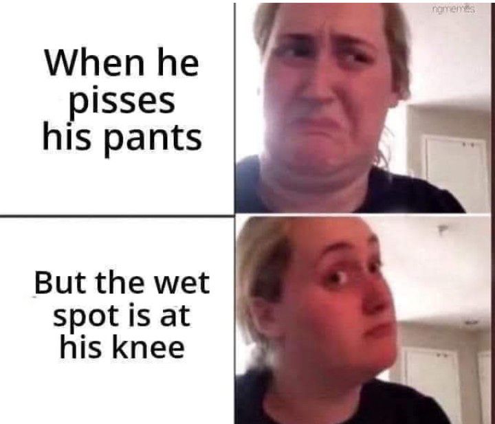 When he his pants