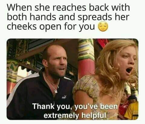 When she reaches back