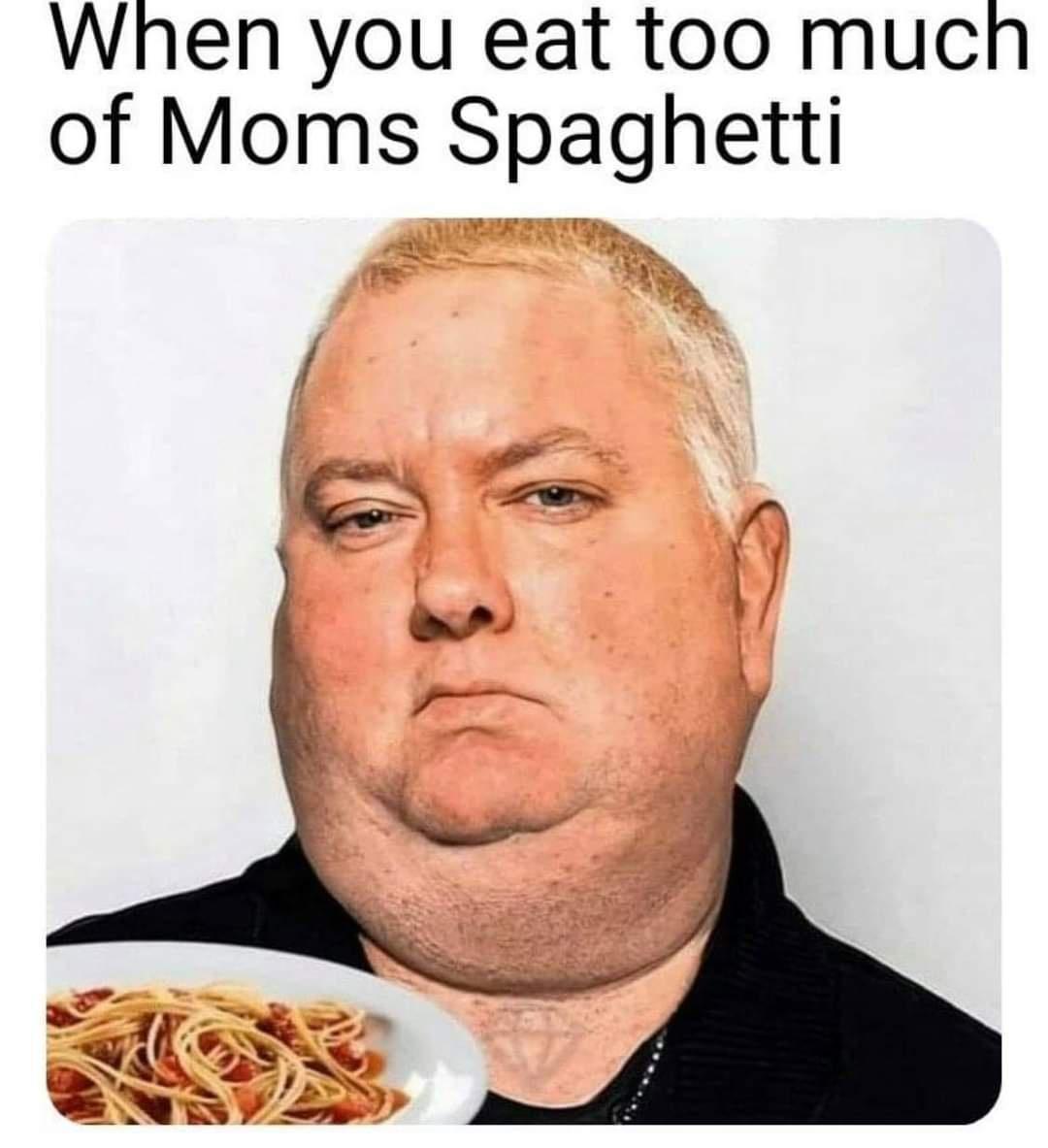 When you eat too much