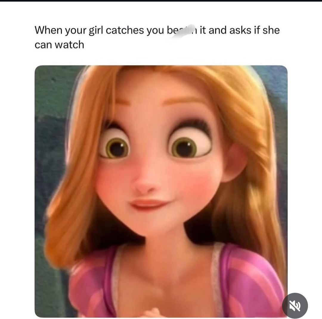 When your girl catches you