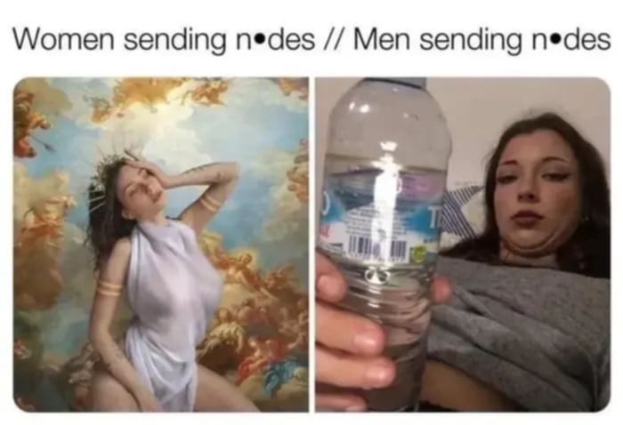 Woman sending