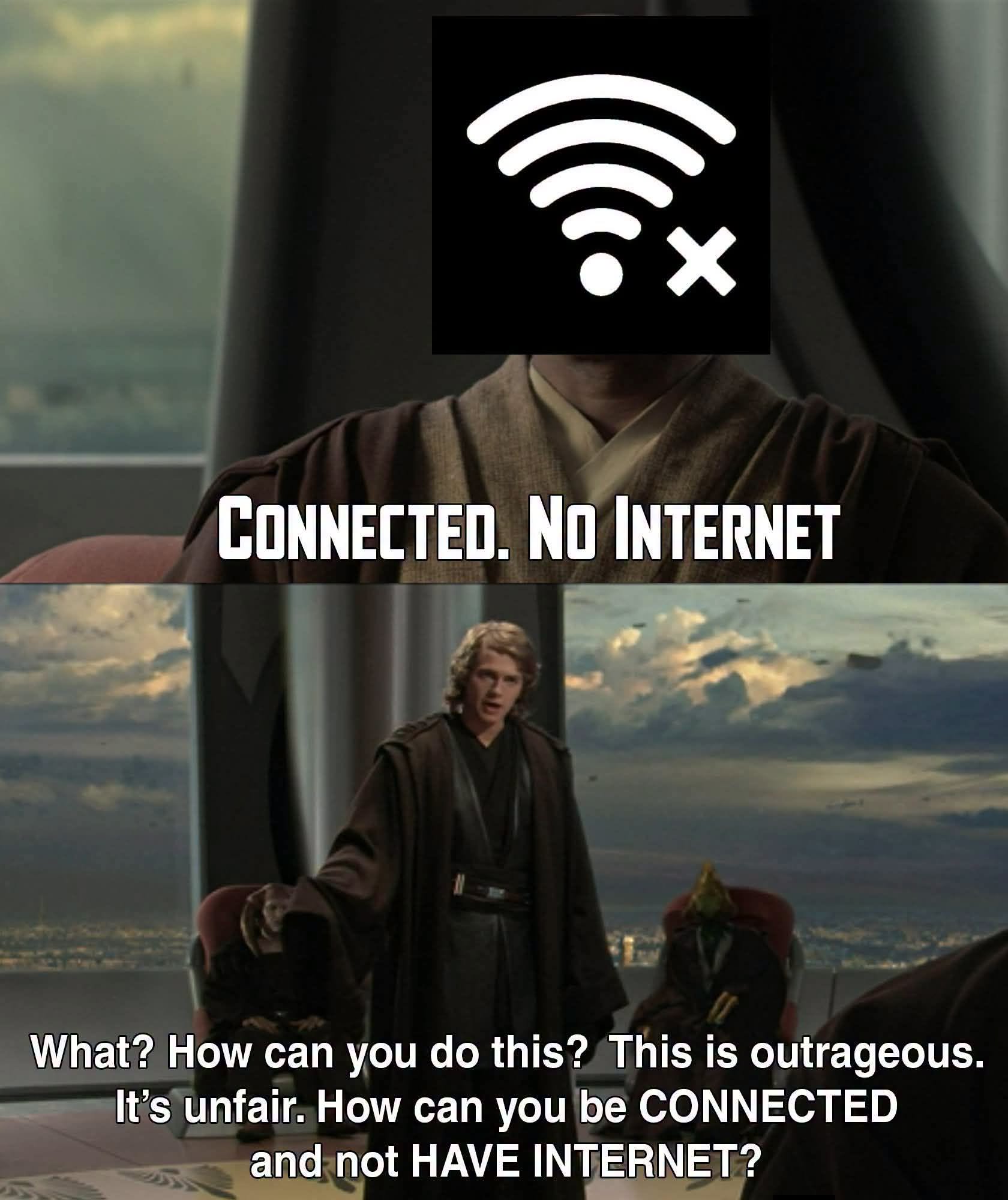 35 IT Memes That Prove Ctrl+Alt+Del Isn't Always the Answer 33 connected and no internet
