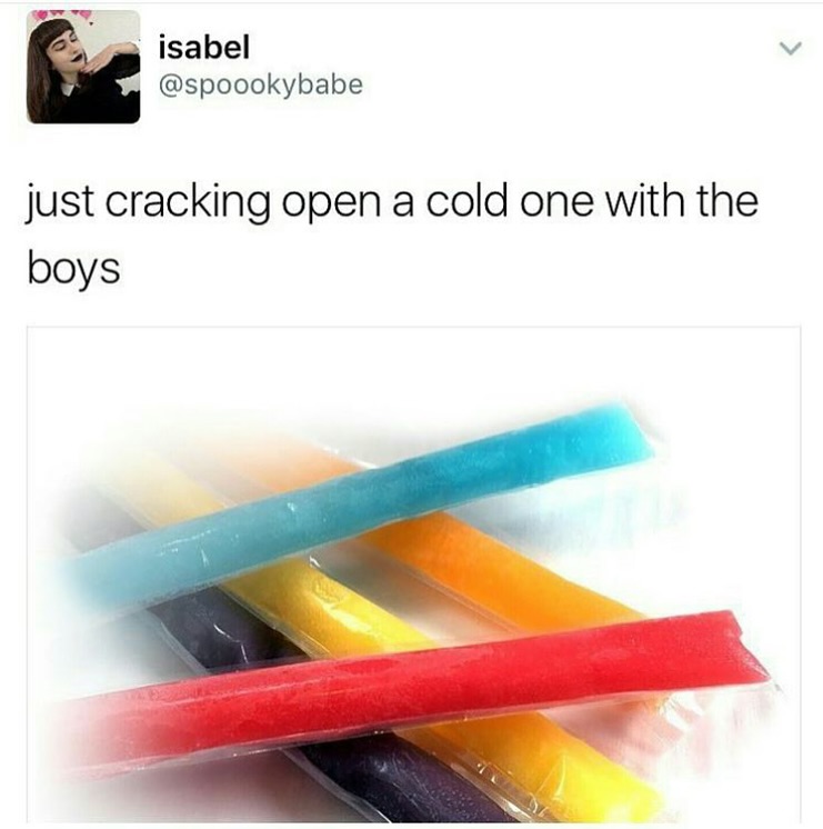 crazking open a cold one