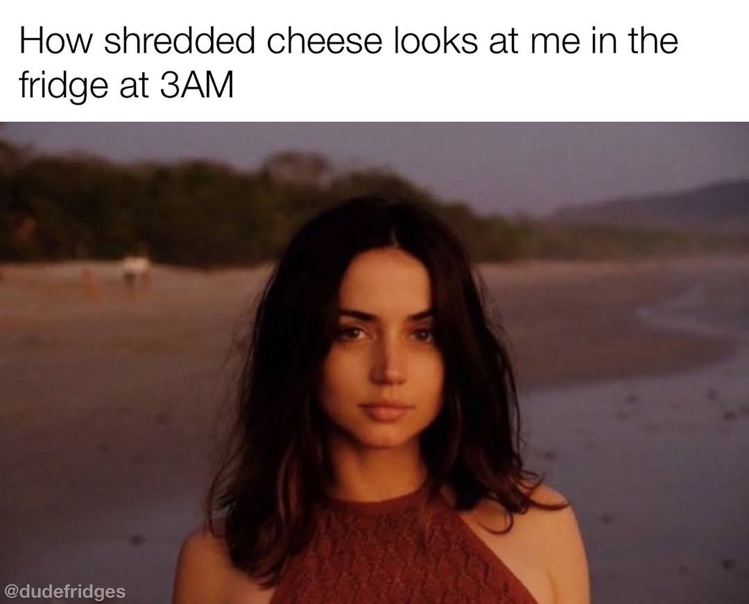 how shredded cheese looks at me
