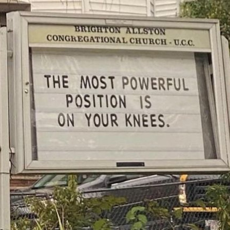 40 Church Signs that Deliver Heavenly Humor 40 most powerful position