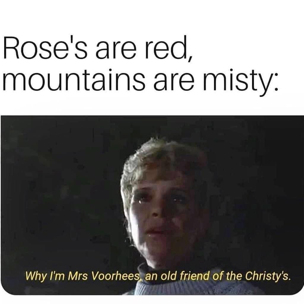 mountains are misty