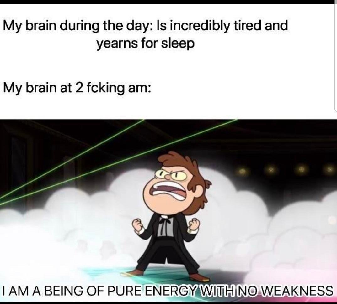 20 Memes That Are Funny, Relatable, and Slightly Naughty 14 my brain at 2 am