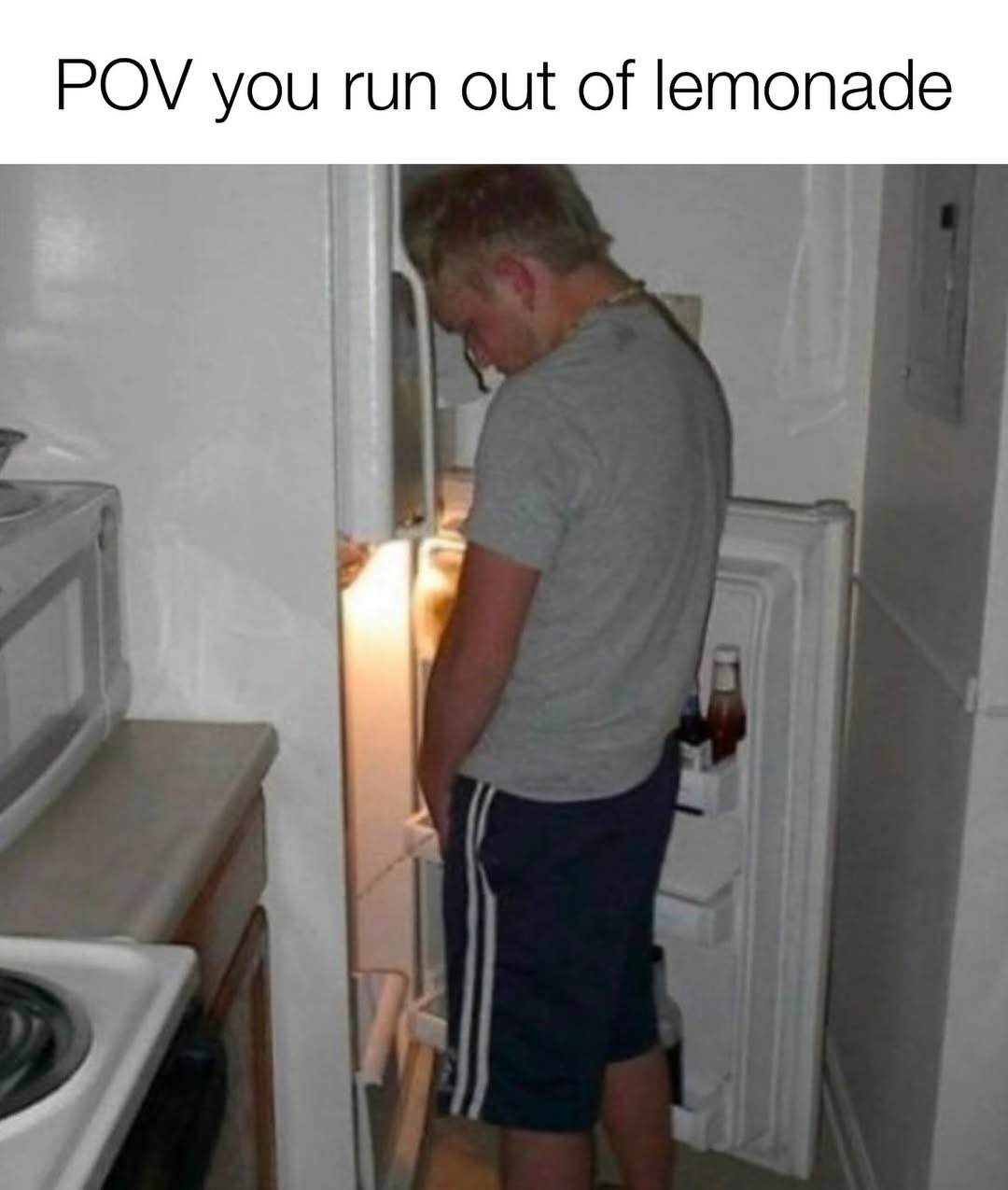 run out of lemonade