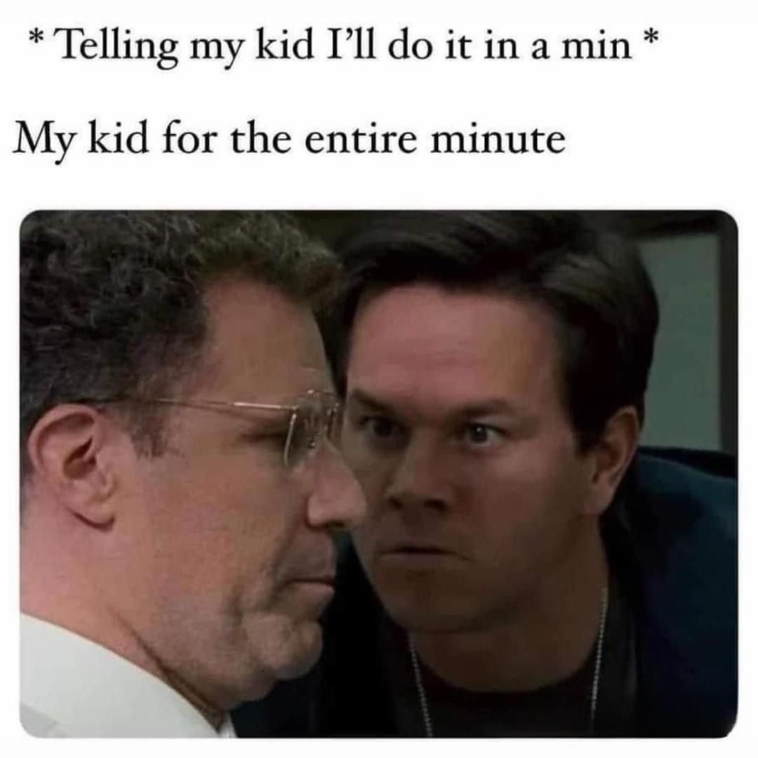 telling my kid