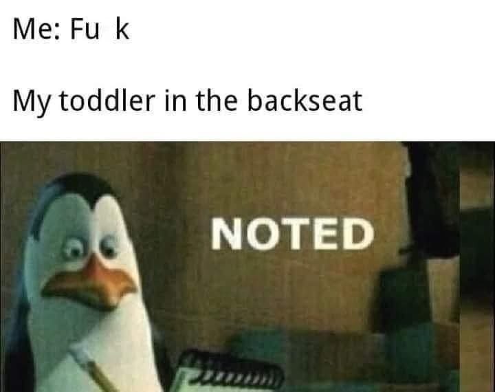 toddler in backseat