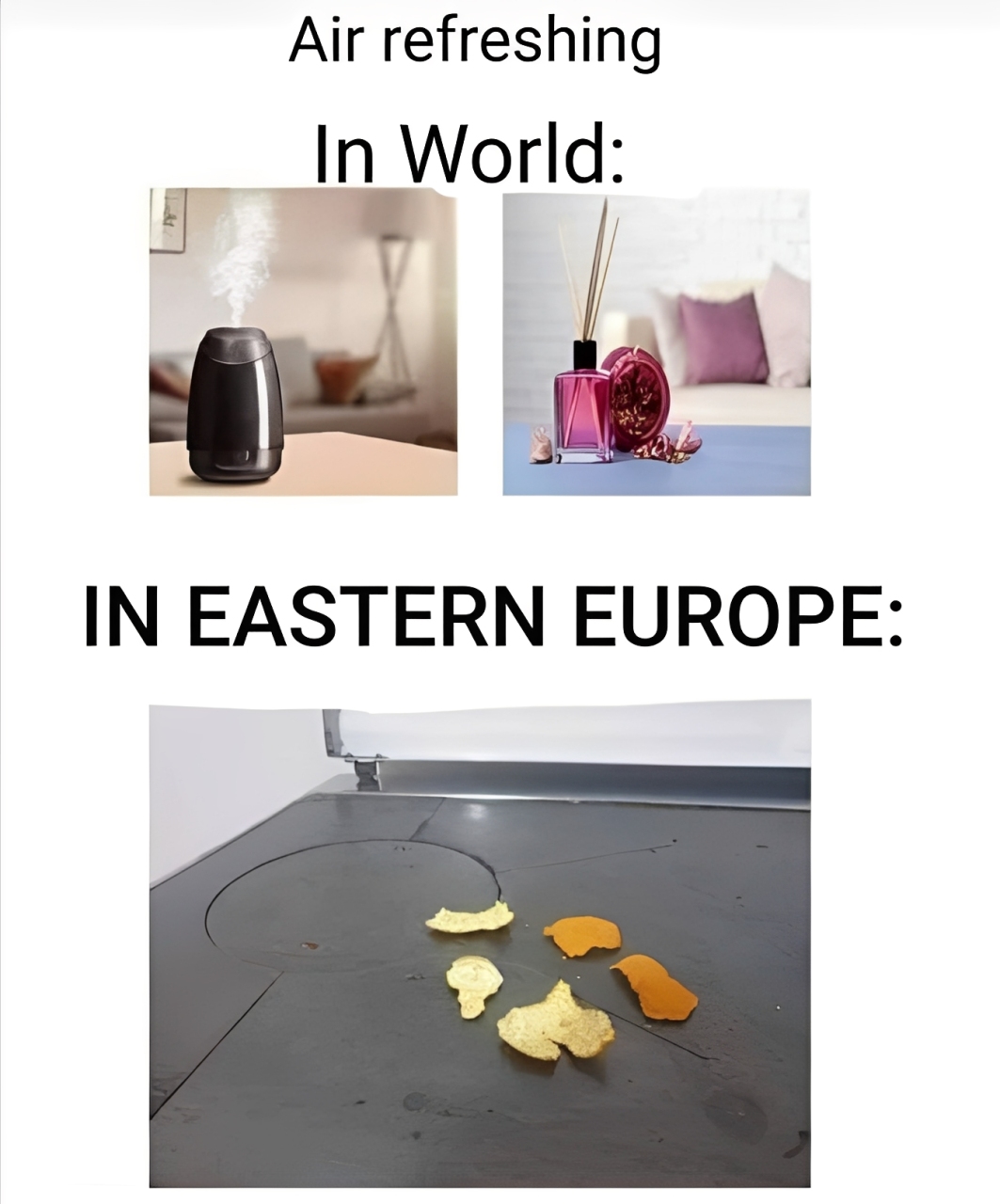 Air refreshing in world