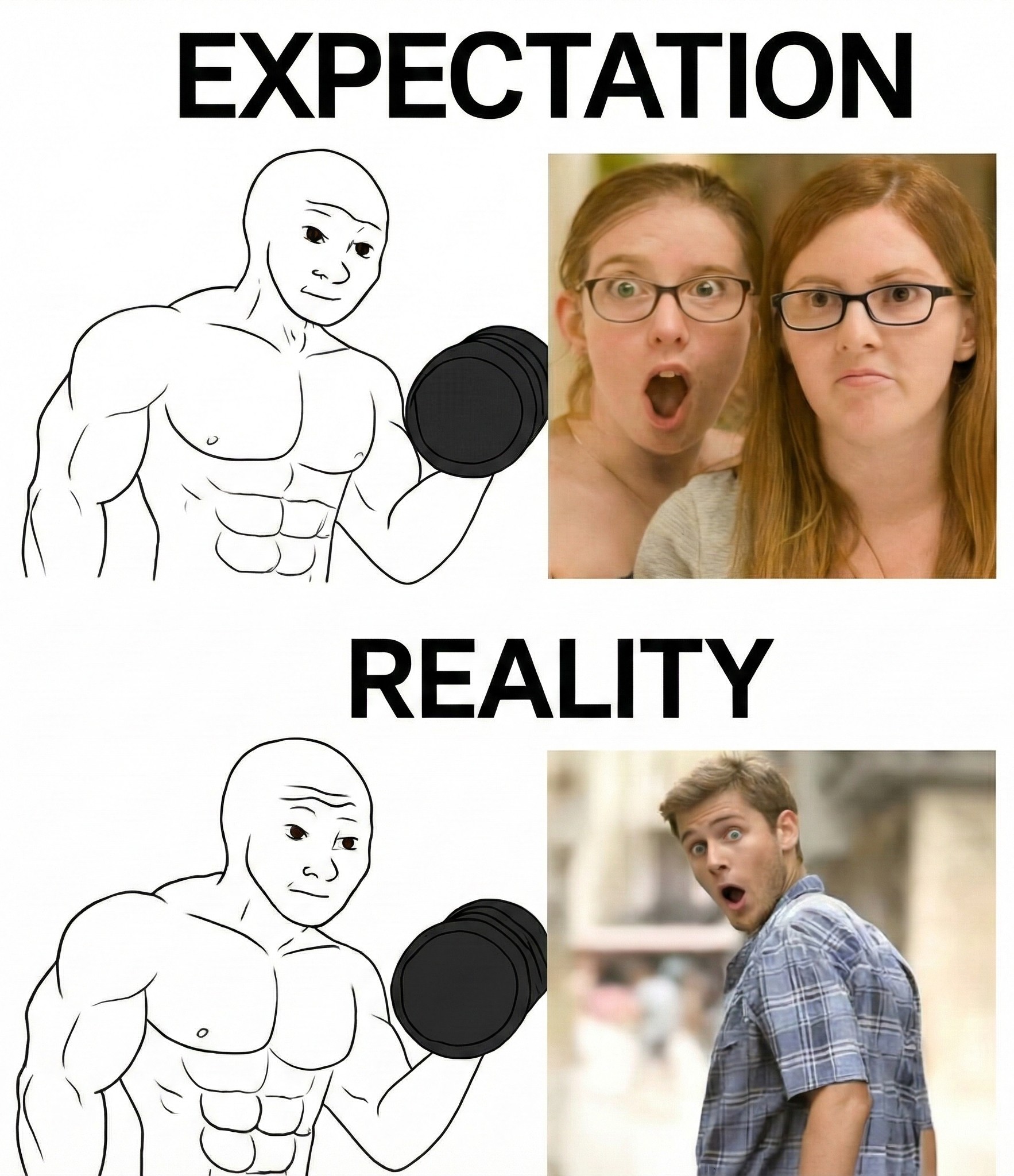 Expecatation vs reality