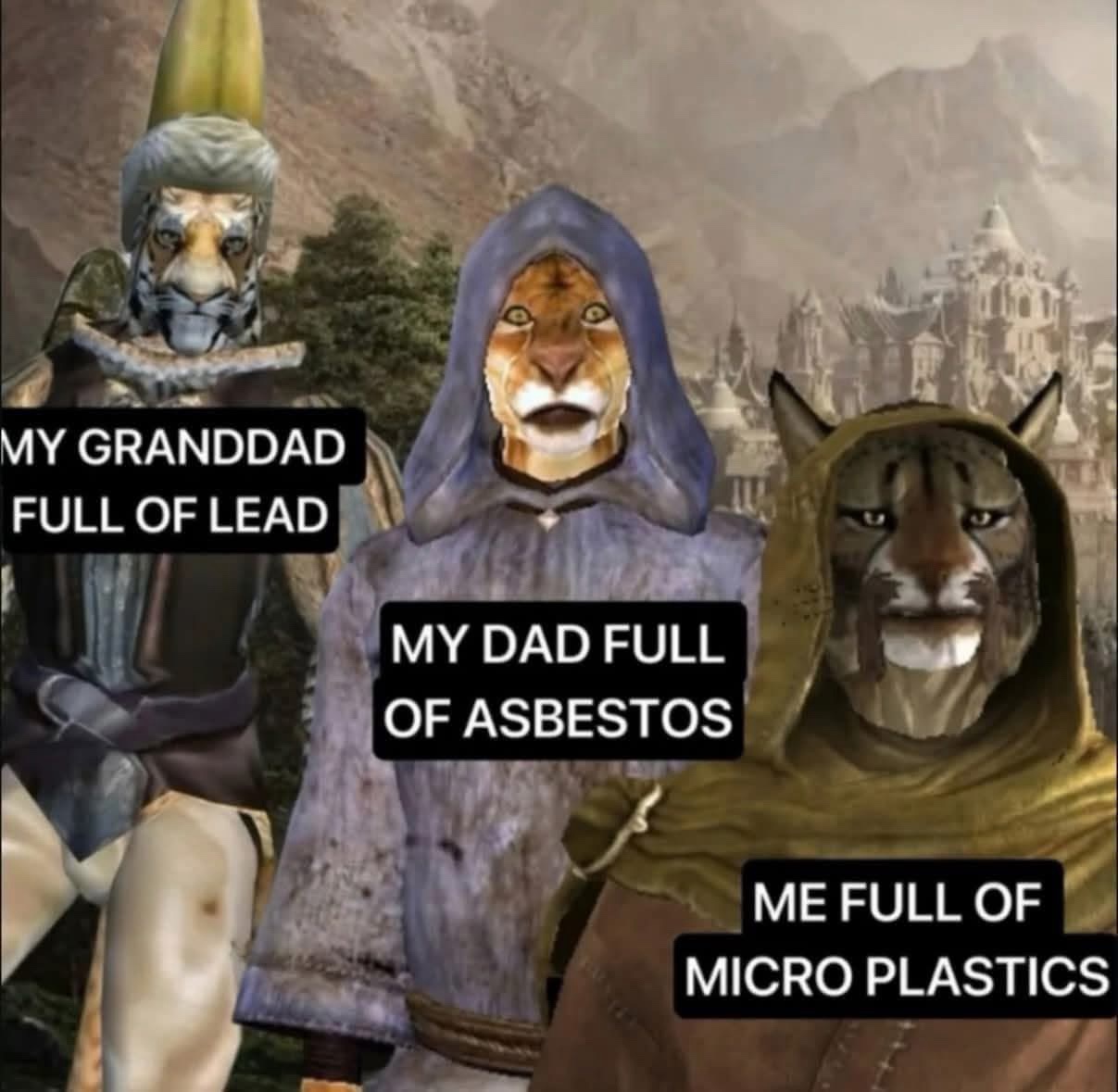 Granddad full of lead