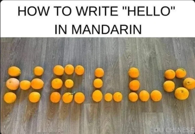 Hello in mandrin