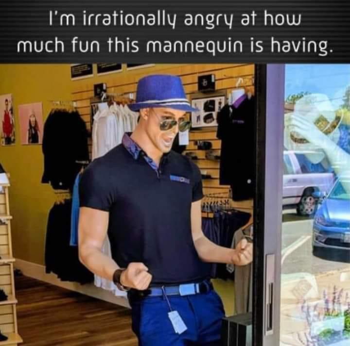  How much fun this manuquin is havin