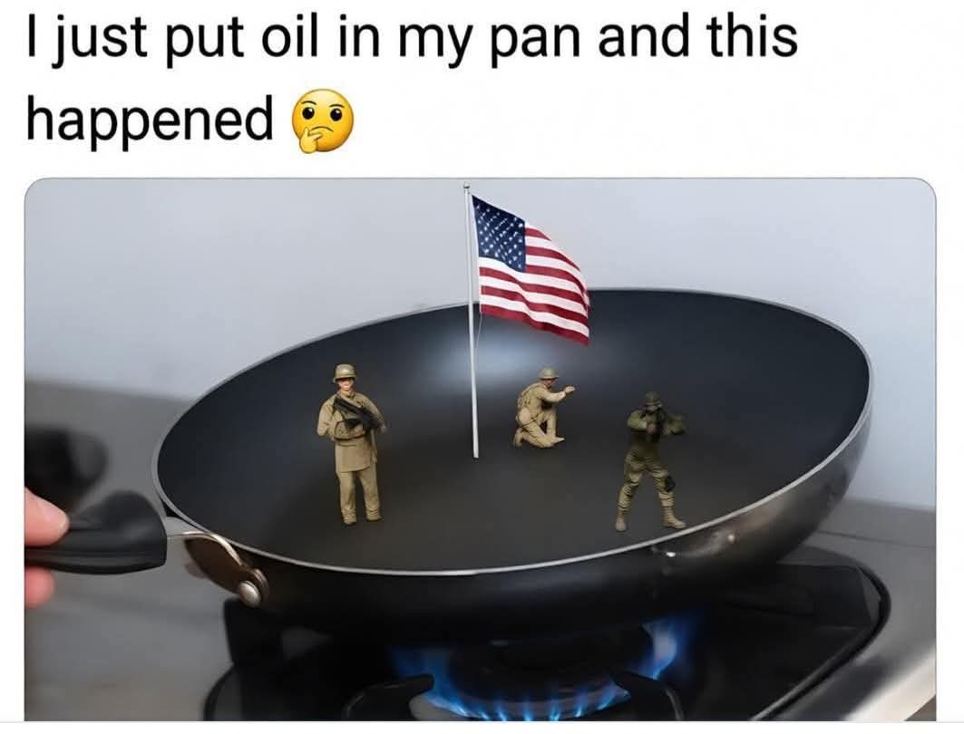 I just put oil