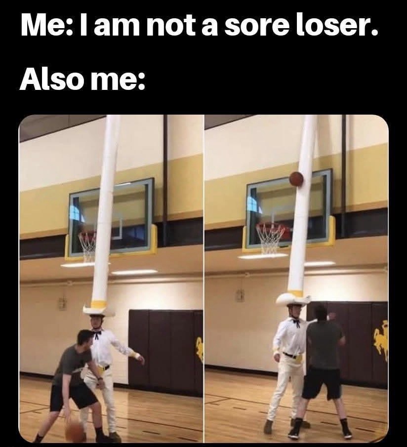 Iam not a sore loser