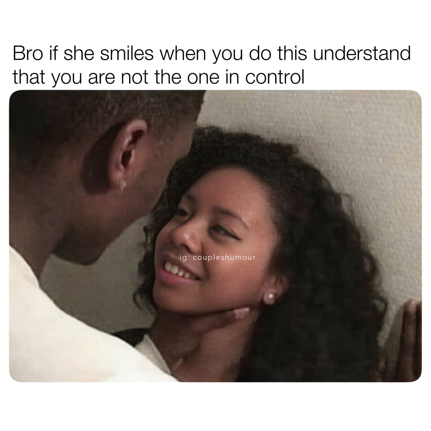 If she smiles